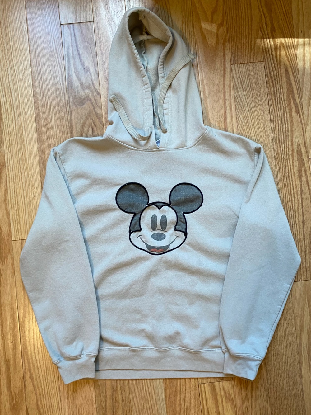 Disney beige Mickey Face Hoodie